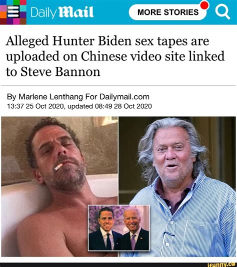 hunter biden sex tapes|Alleged Hunter Biden Sex Tapes Have Gone Viral on Steve。